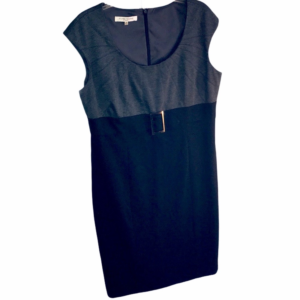 Evan-Picone Sheath Belt Dress